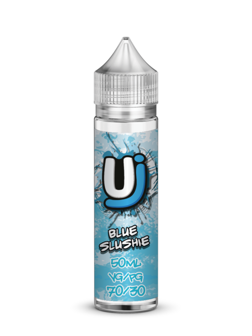 e-liquid bottle: Ultimate Juice Blue Slushie 60ml shortfill