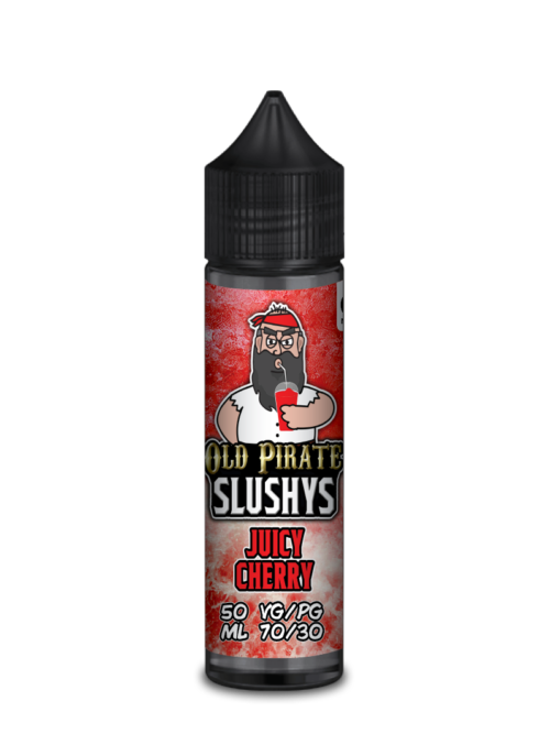 e-liquid bottle: Old Pirate Slushys Juicy Cherry Slushy 60ml Shortfill