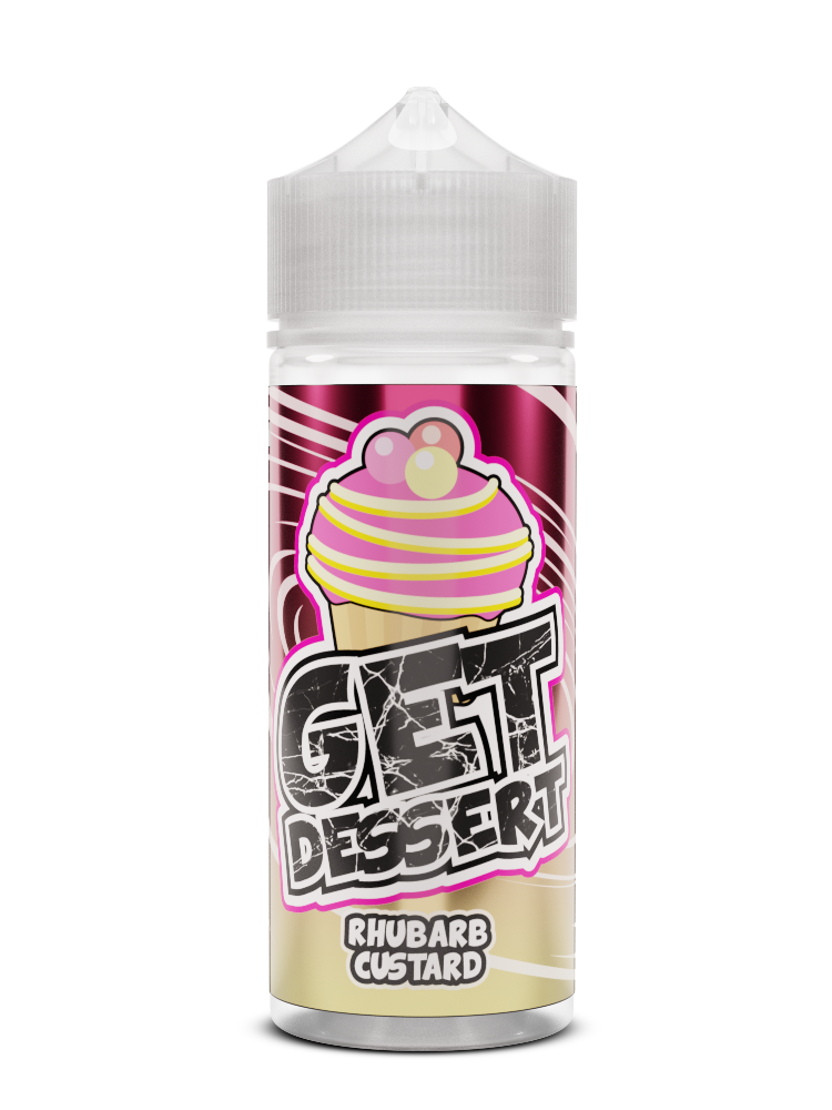 Rhubarb Custard 100ml Get Dessert | Big Slims Vapour Co.