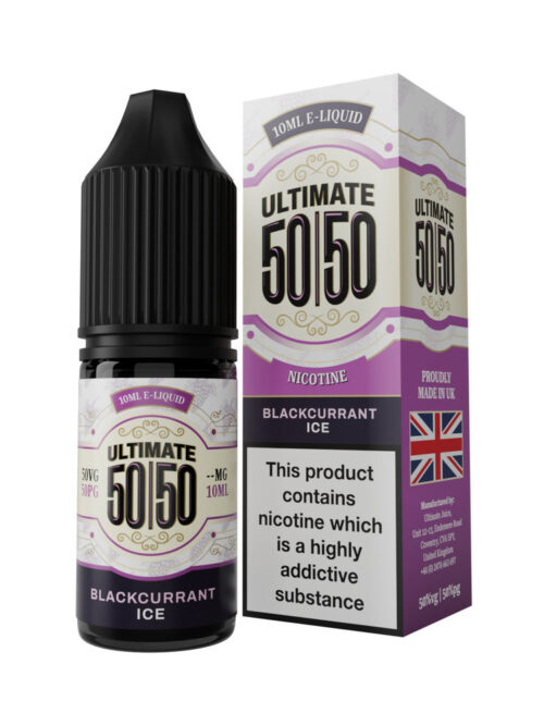 Blackcurrant Ice - 10ml Ultimate 50/50